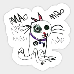 Mao Cat Sticker